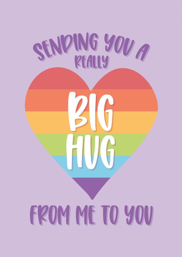 rainbow pride Love & Friendship Card 21947 created by Vee Creative Designs