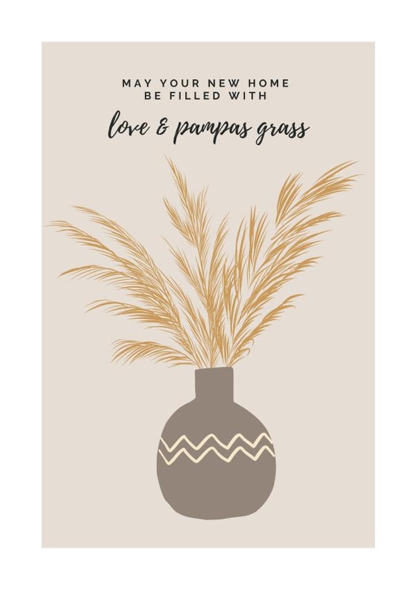 trendy contemporary New Home Card 48434 created by Kingfisher Prints