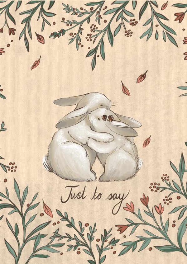 Just To Say Bunny created by Elle Freeman