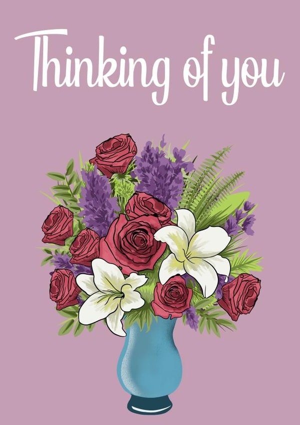 thinking of Thinking of you Card 18948 created by Doublea
