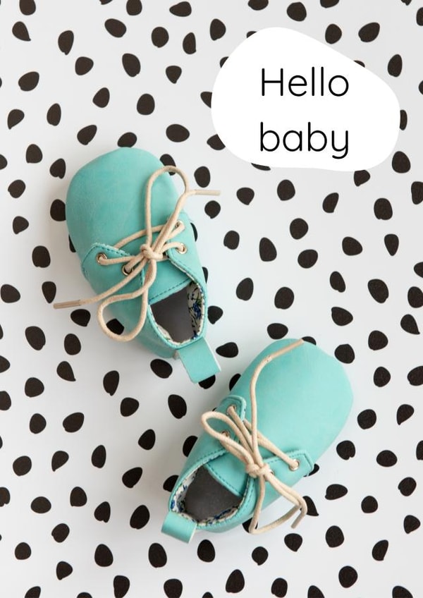 baby hello baby Card 35976 created by Ruby and Freddie's