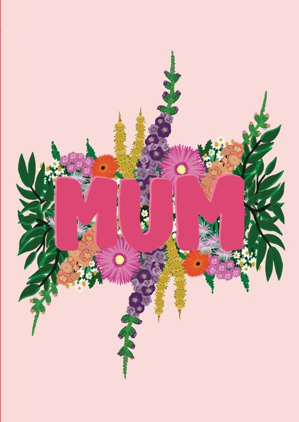 mothers day card floral bouquet mothers day card Mothers Day Card 21966 created by Jessica Morgan-Helliwell