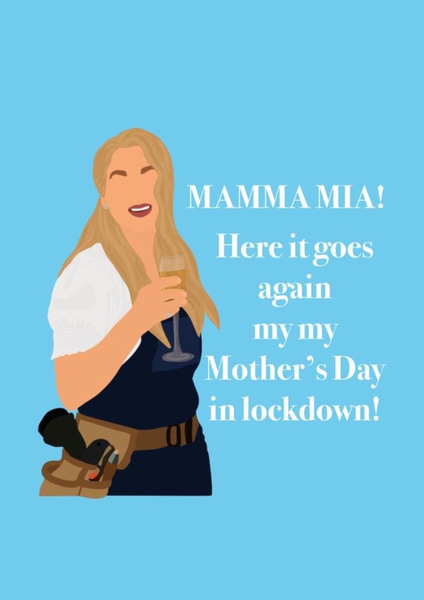 Mamma mia  Mammamia  Card 48494 created by CF Illustrations 