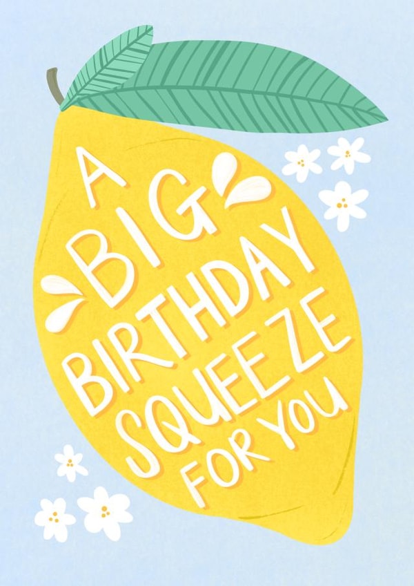 birthday squeeze Birthday Card 21553 created by Ellie Richards