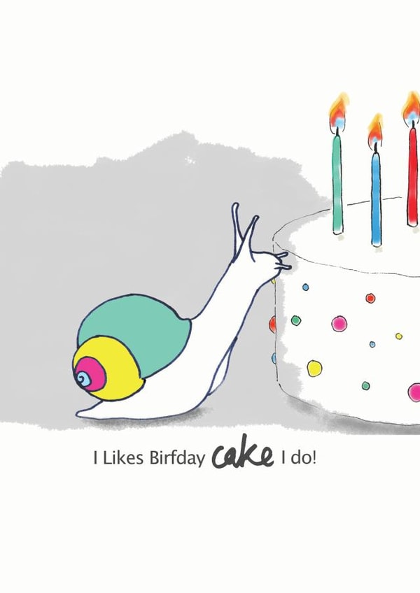 Birfday Cakey created by Sara & the Snails