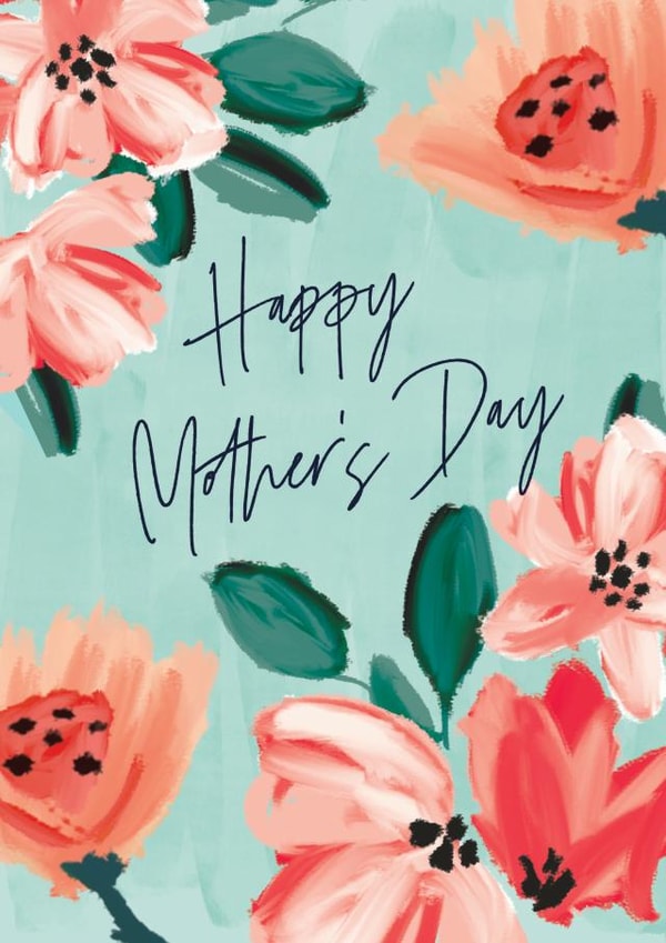 Classic Mothers Day Card - Mum - Floral - Happy Mother's Day created by June & July