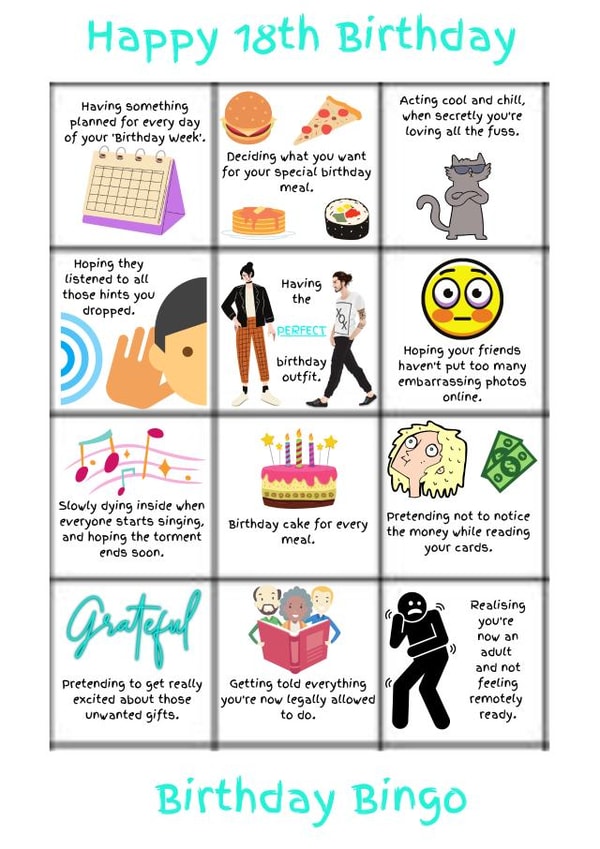 birthday bingo bingo Birthday Card 21798 created by SimplyJen