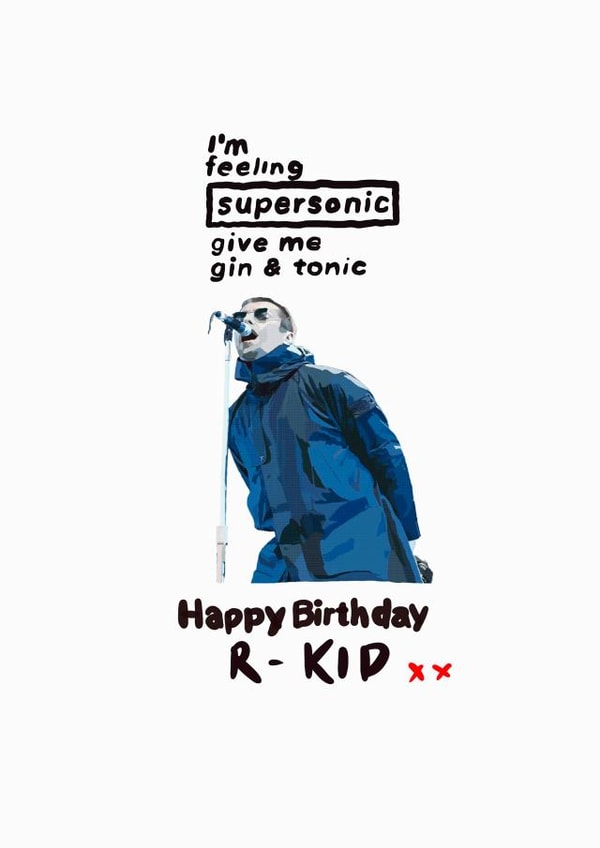 Liam Gallagher  Rock&roll  Card 48448 created by @hunky.doryart
