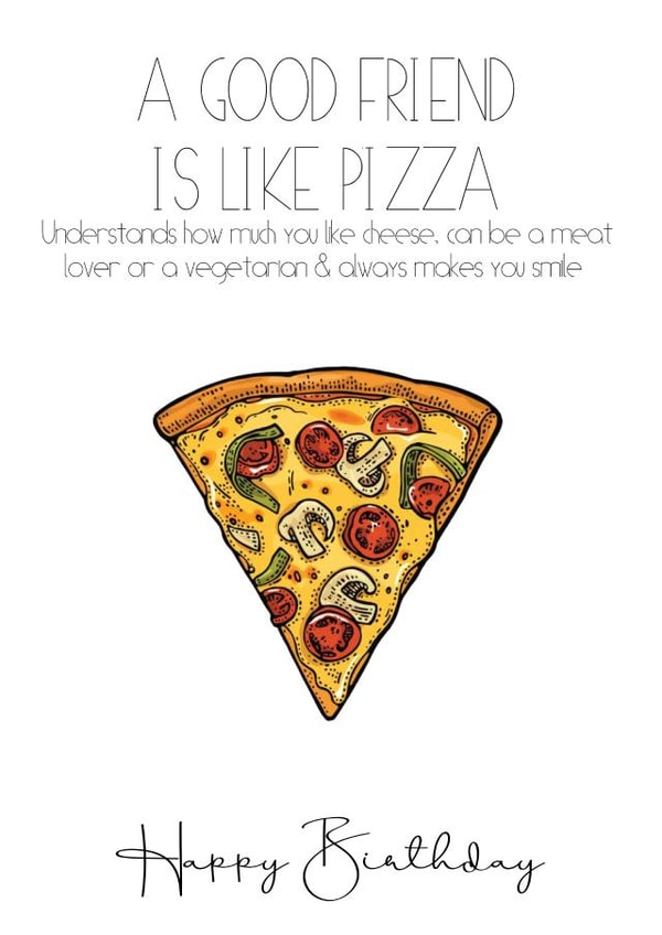 My friend- The pizza lover created by Jemma Louise UK