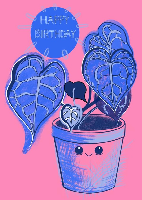 plant plant lover Birthday Card 21978 created by In rainbows