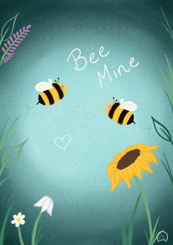 Love Bees Card 48080 created by Faraway Danielle