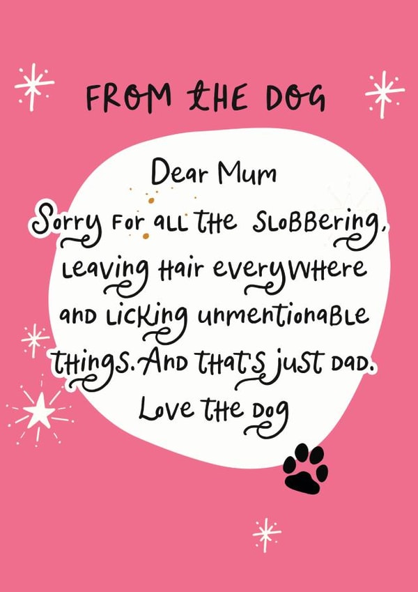 from the dog dog Mothers Day Card 6818 created by Vanilla Frosting Studio
