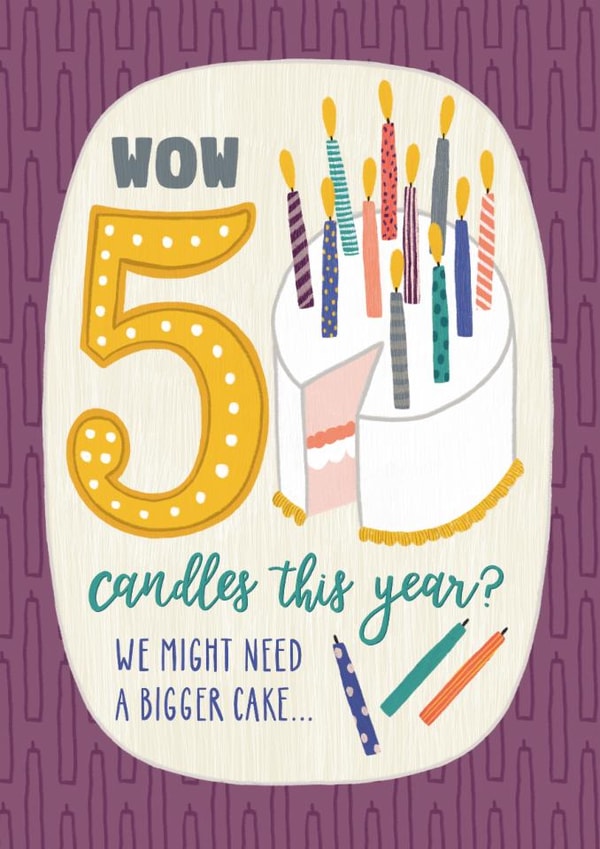 50th Birthday Card created by Made by Burbs