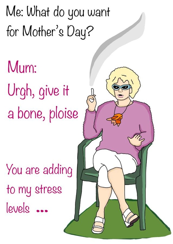 Kath and Kim Mum Mothers Day Card 48583 created by Jessica East