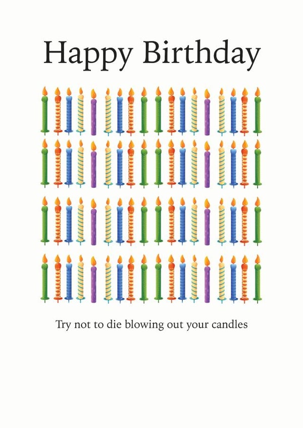 funny cheeky Birthday Card 21988 created by Natalie Jones