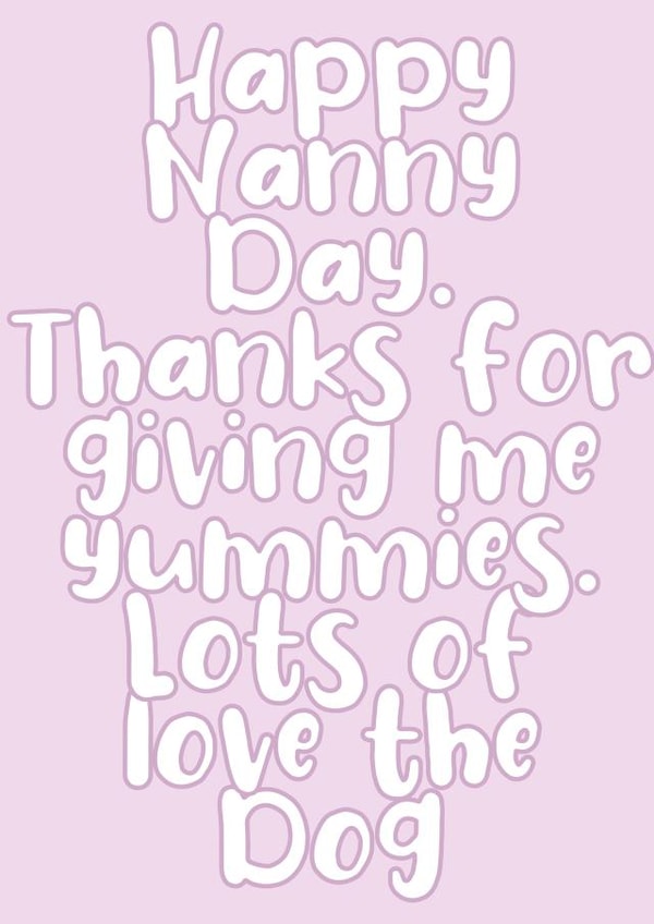 Nanny day Mother’s Day Card 48603 created by Robyn Hoddell