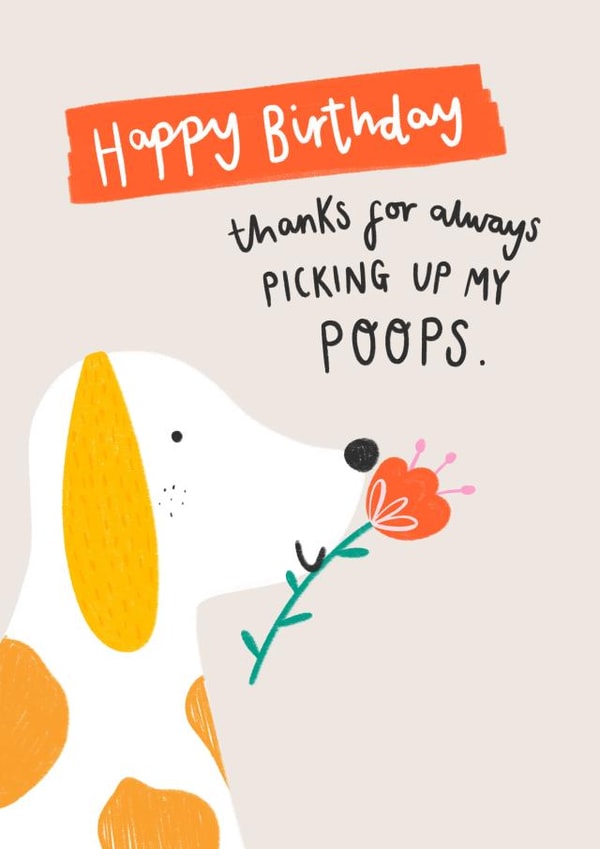 from the dog funny Birthday Card 21869 created by Charley Muttitt