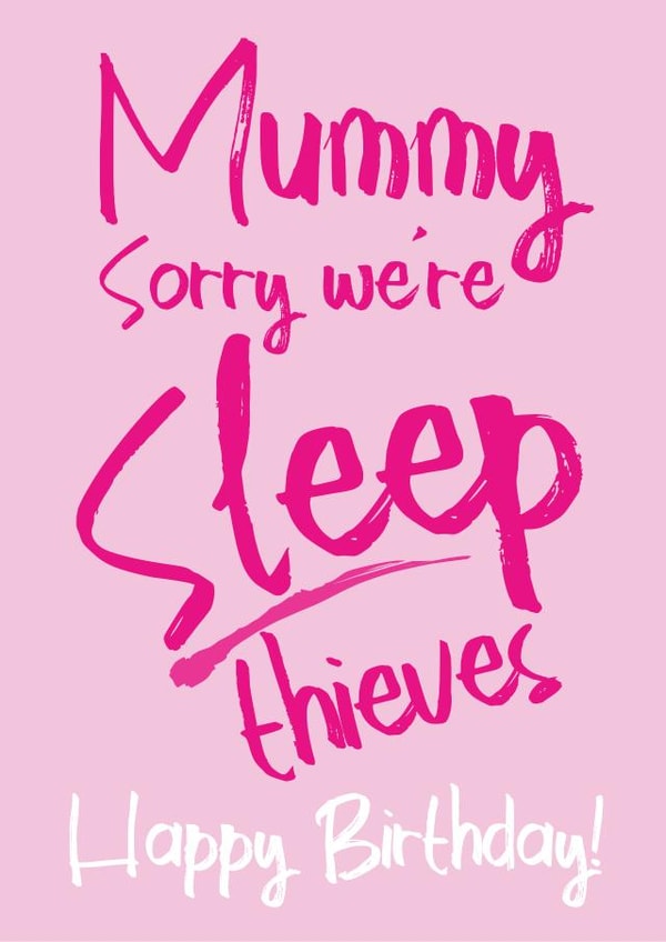 mummy birthday Card 31748 created by Tiger Feet Creations