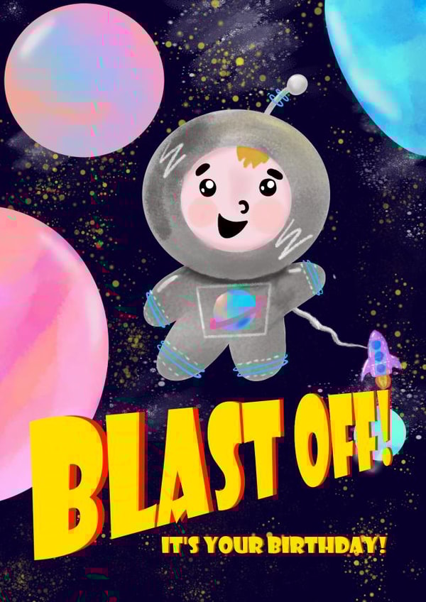 child space Birthday Card 21707 created by Emma TK Design