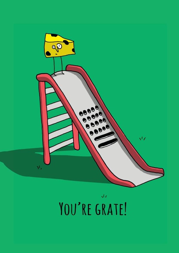 Punny you're great card created by Tom Ayliffe