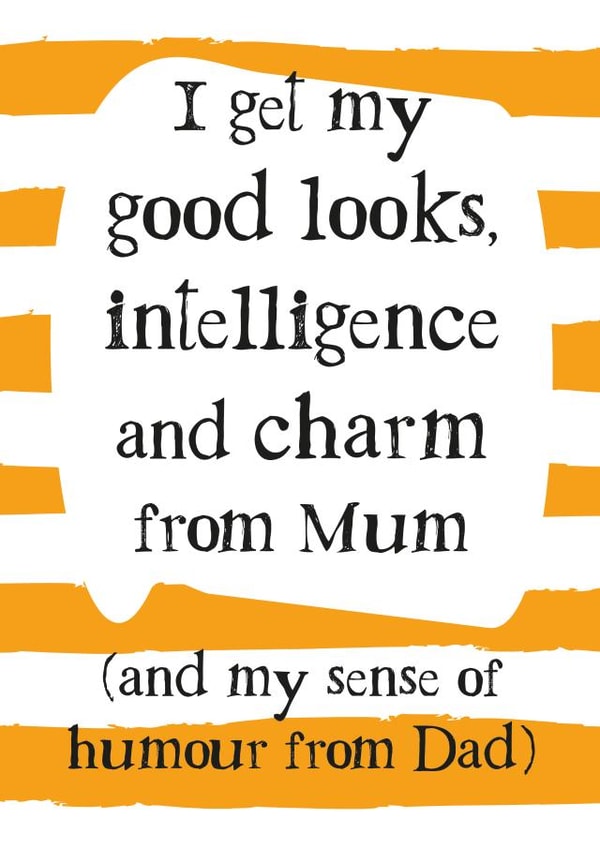 Same humour Father's Day Card created by Nina Dannan