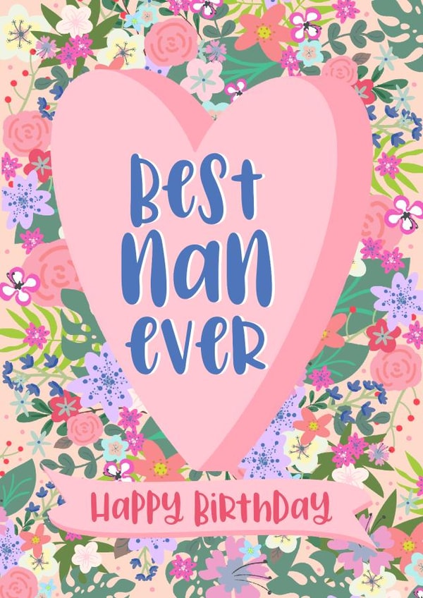 Best Nan Ever created by Little Cat Creates