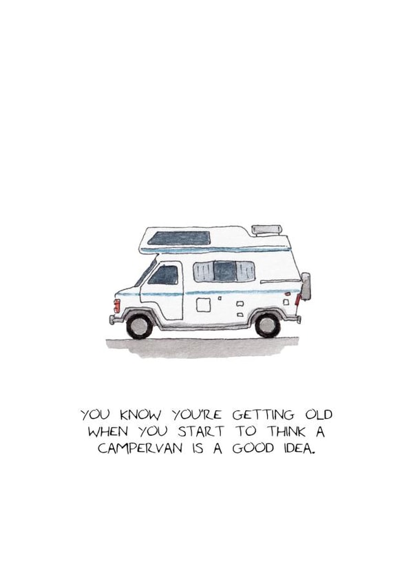 Campervan Birthday Card created by RossJDesigns