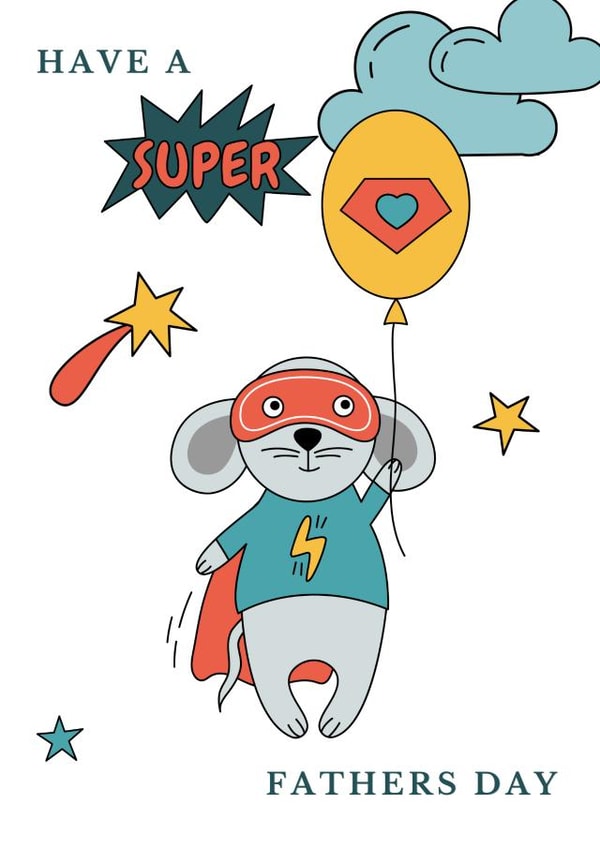 Super Father's Day Mouse Card created by Gingerworks
