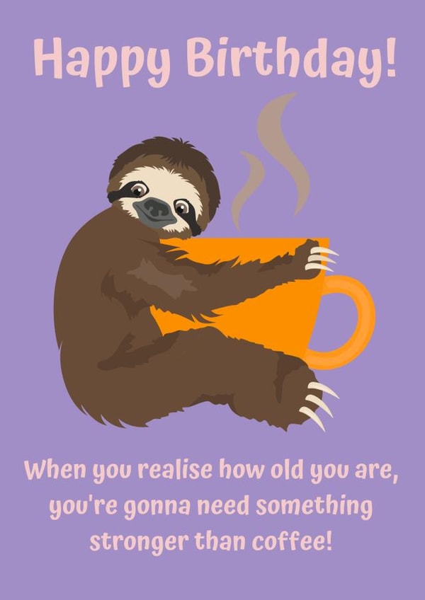 cheeky funny Birthday Card 21670 created by Hackney and Jones Publishing