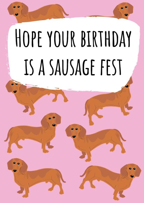 Sausage Fest created by @Laura Lonsdale Designs