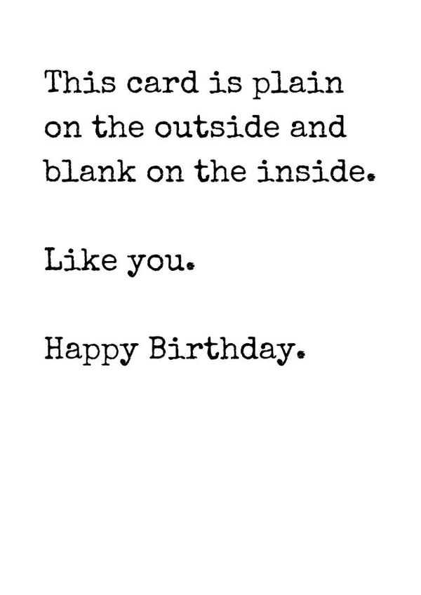 cheeky adult Birthday Card 16423 created by Rhymes for Reasons