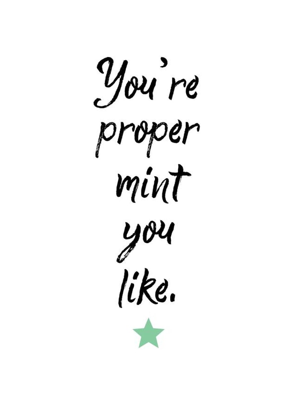 Proper mint congratulations card created by Kim&Tonic
