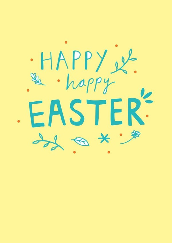 Happy Happy bright Easter Card created by Megan Claire