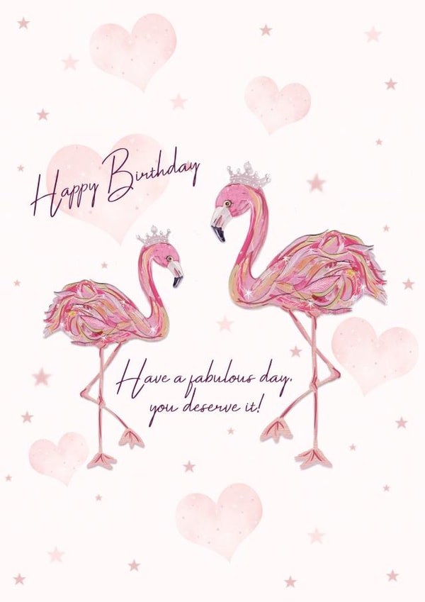 hearts stars Birthday Card 21813 created by Samantha Hart