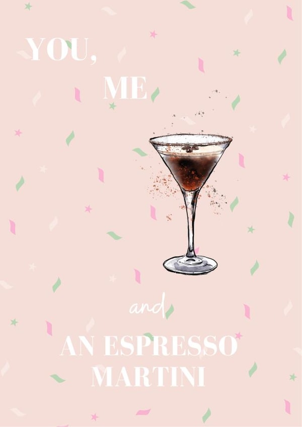 Espresso Martini Card created by Made Mint Designs