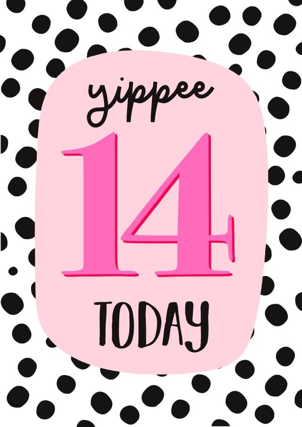 Yippee 15 today super cute dotty design created by Little Cat Creates
