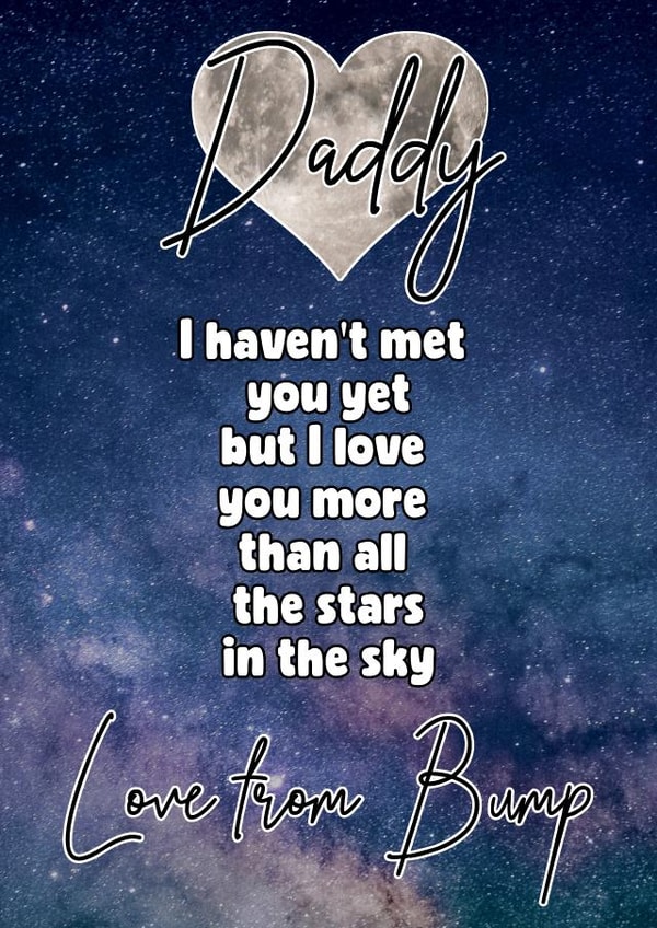 from the bump heartfelt Father's Day Card 47579 created by Paperela