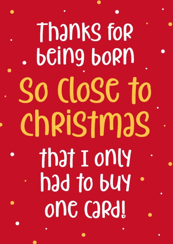 Thanks for having a December birthday! created by Chubby Sparrow