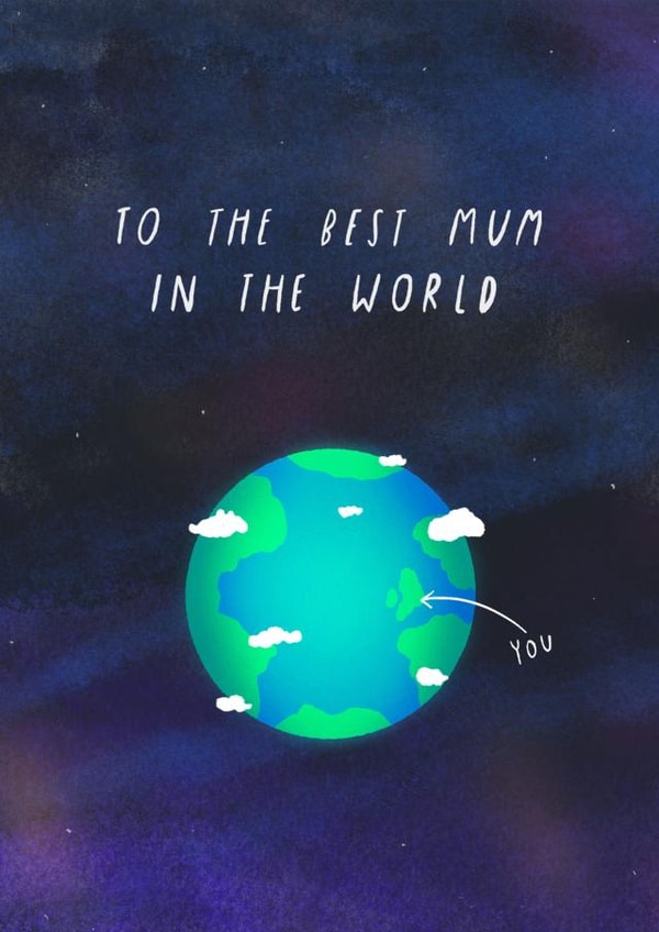 Best Mum in the World created by Emily Allison