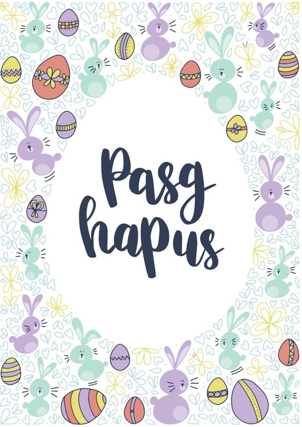 Welsh Easter Card created by Draenog Design