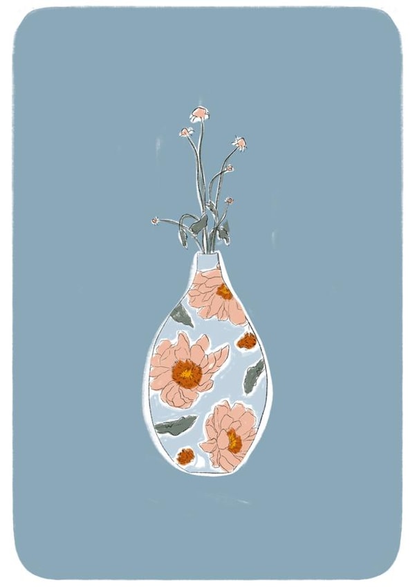 Black Floral Card created by Leia Butterworth