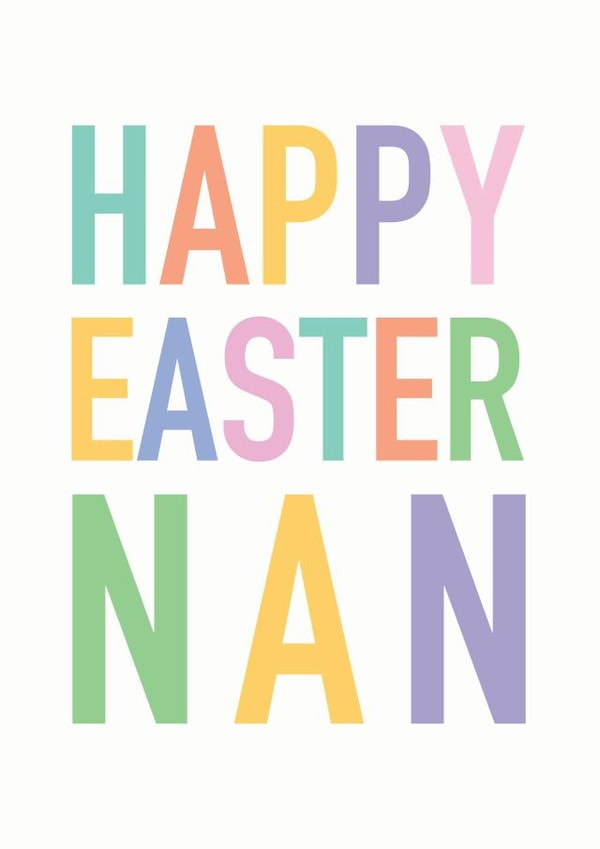 Happy Easter Nan Card created by Studio 9
