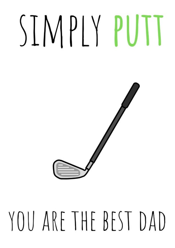 Father's Day Golf Card created by Amy (Hedgecards)