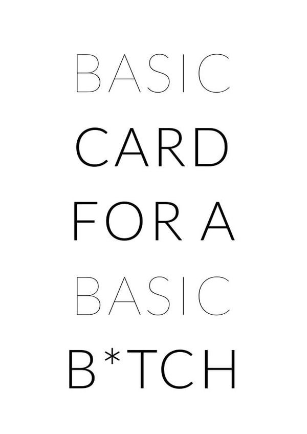 Basic Card Basic ***** created by Emma Dumaresq
