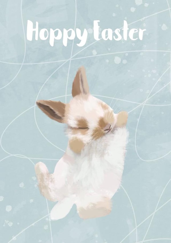 Cute Baby Bunny Easter Card created by Sarah Stephenson