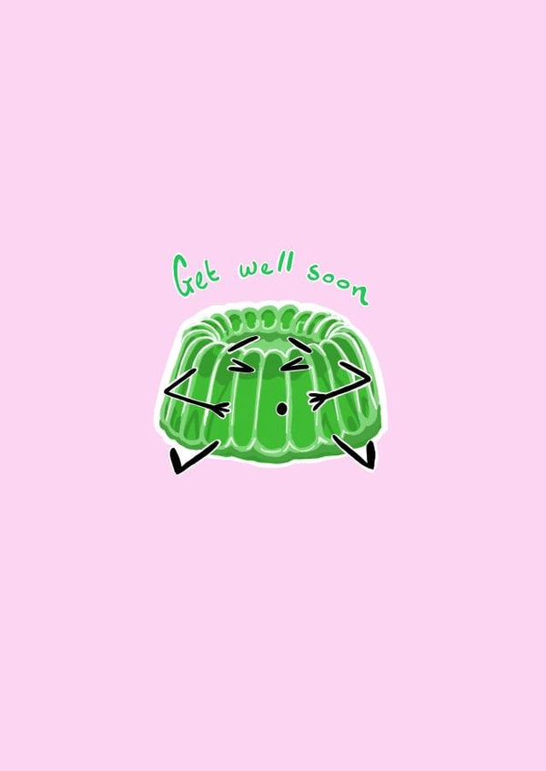 Get well soon jelly created by DD