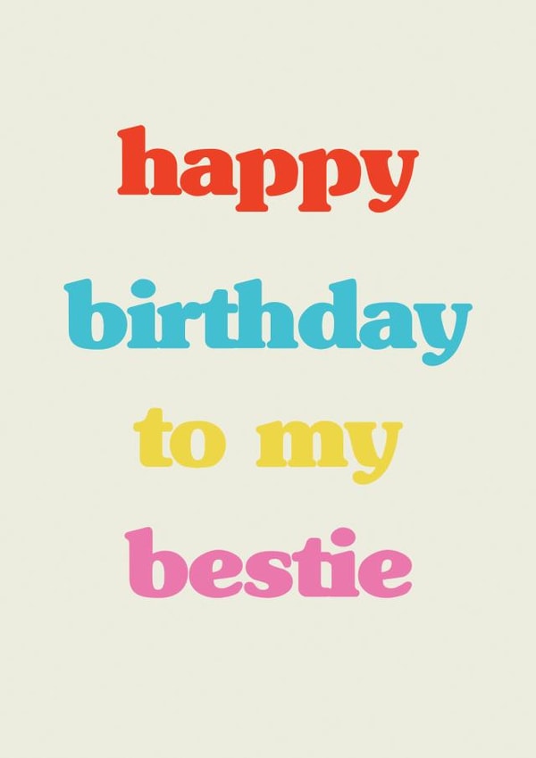 Birthday Bestie created by Bossy Jane