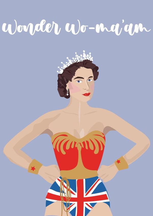 Wonder Wo-ma'am Card created by Laura Niles Design