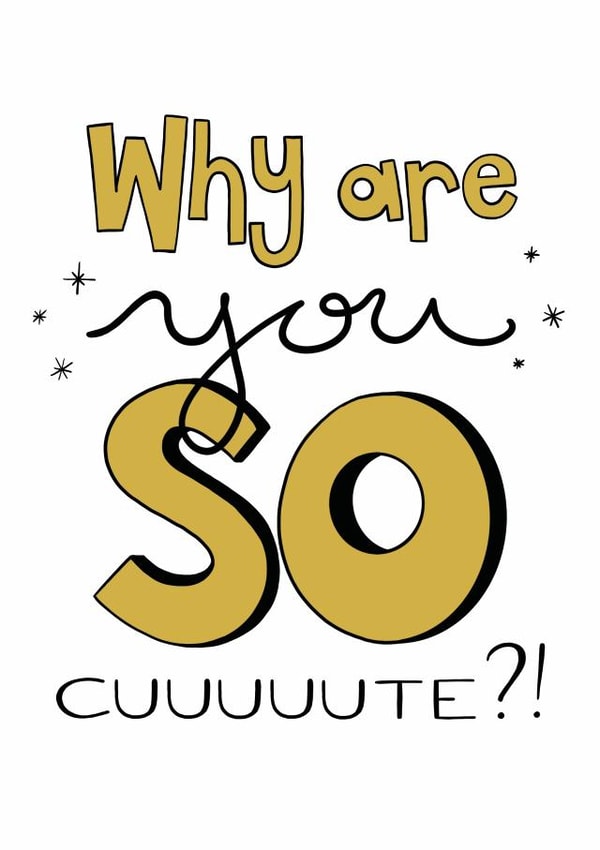 So cute couples valentines anniversary card created by Skate Better Studio