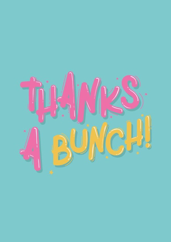 Thanks a Bunch Card created by Lucy Booth